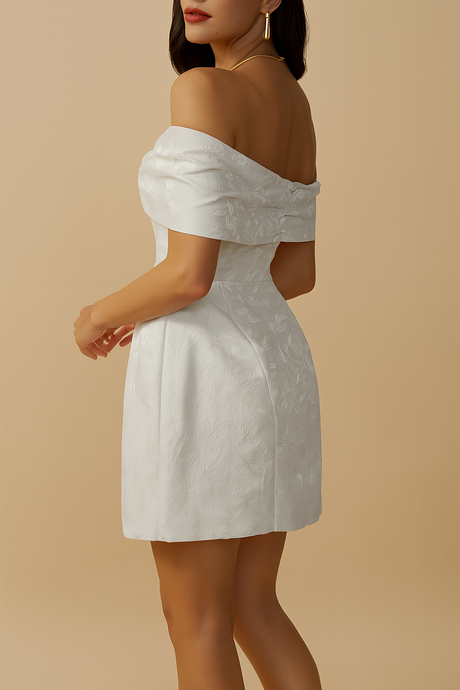 Freya Mini Dress in White